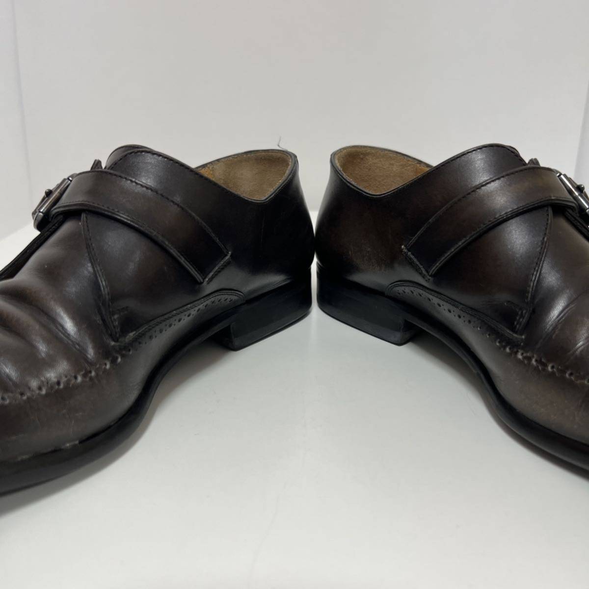 公式 販売 Berluti ベルルッティ レザー シングルモンクストラップ