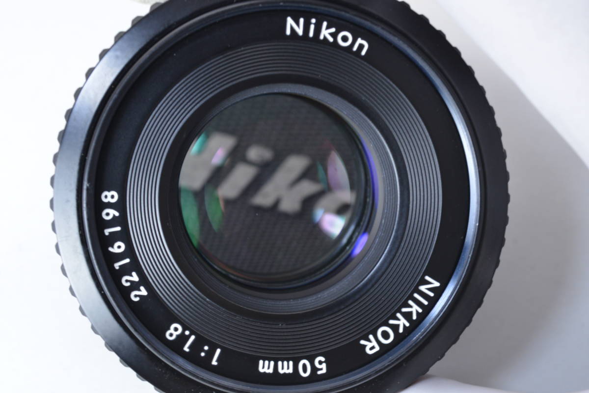 フランス買付 【ecoま】ニコン NIKON Ai-s 50mm F1.8 no.2216198 単