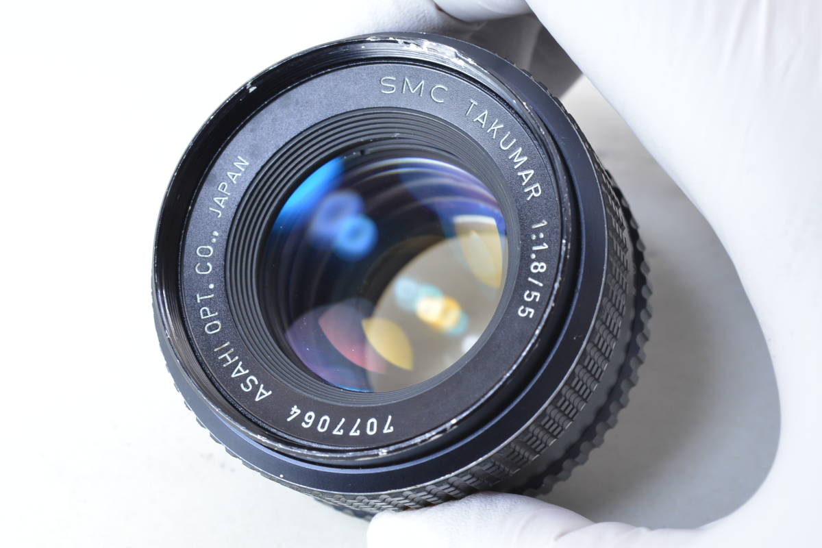 【ecoま】ペンタックス SMC TAKUMAR 55mm F1.8 no.7077064 M42マウント マニュアルレンズ_画像3