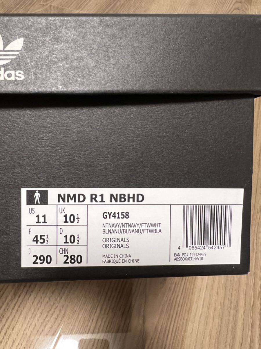 【新品 未使用 送料無料】adidas NMD R1 neighborhood GY4158 バンダナ 29cm US 11 UK 10.5 アディダス ネイバーフッド スニーカー 29.0 29_画像5
