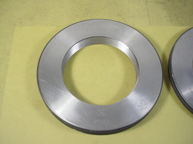 M76*1.25 GR2-IR2 中古品 ミリサイズ ネジゲージ リングゲージ M76*1.25 GR2-IR2 中古品 ミリサイズ ネジゲージ リングゲージ
