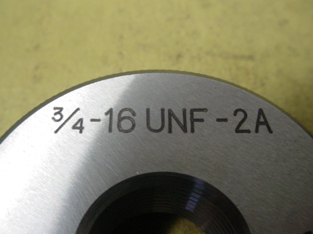 3/4-16UNF-2A GR-IR 品 インチ目サイズ ネジゲージ リングゲージ-