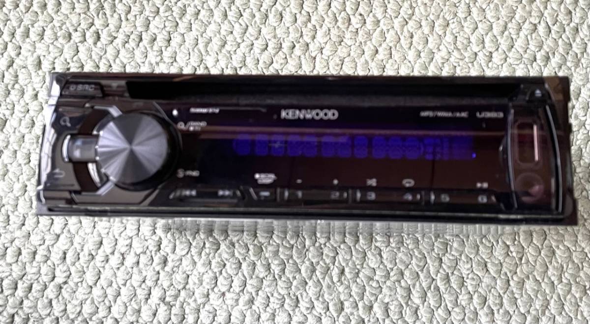 ケンウッド　U383R　CD/チューナー　KENWOOD　1DIN　CDプレーヤー　CDレシーバー　USB　AUX_画像1