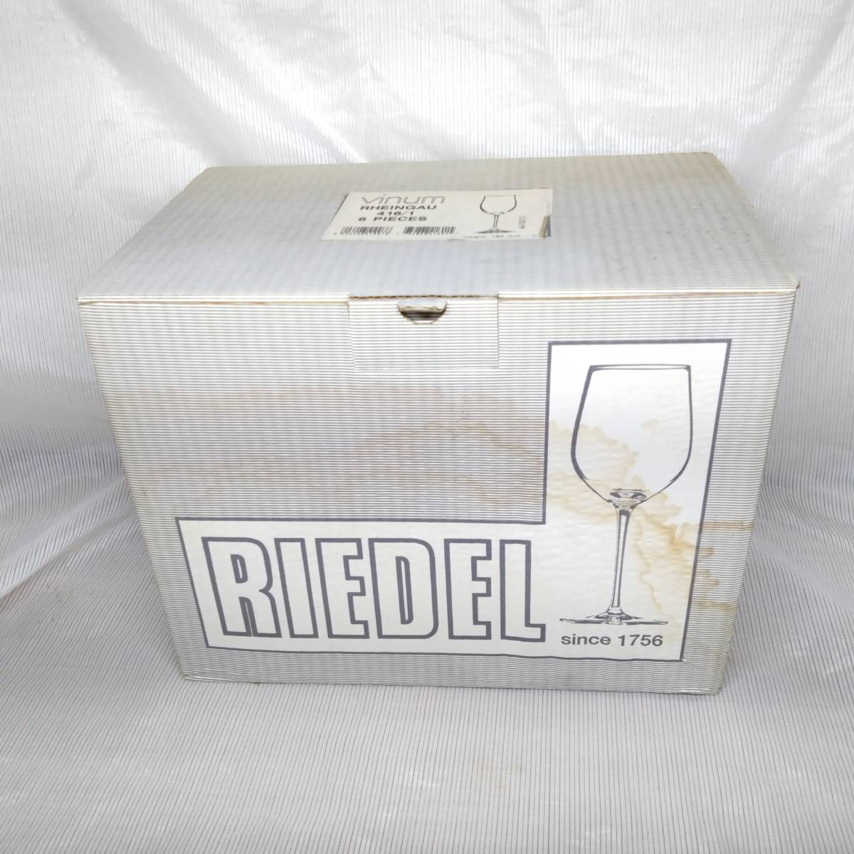 2022年最新海外 【未使用美品】リーデル RIEDEL ワイングラス 6客セット vinum ラインガウ RAEINGAU 416/1 長期保管 フルート風 リーデル 2022年最新海外 【未使用美品】リーデル RIEDEL ワイングラス 6客セット vinum ラインガウ RAEINGAU 416/1 長期保管 フルート風 リーデル
