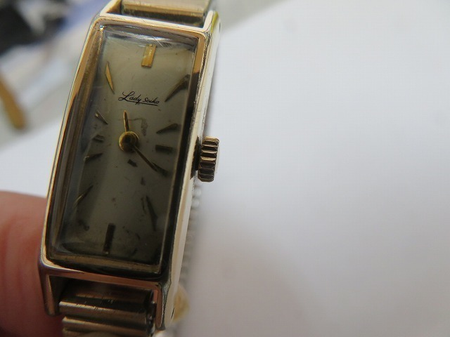 Lady Seiko? 14K GOLD FILLED レディース フリーサイズ？ 腕時計の画像2