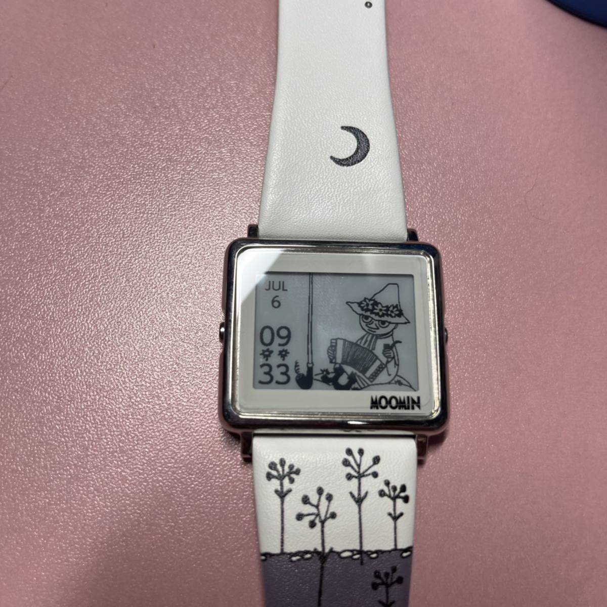 代購代標第一品牌－樂淘letao－美品 ムーミン スナフキン モデル スマートキャンバス 腕時計