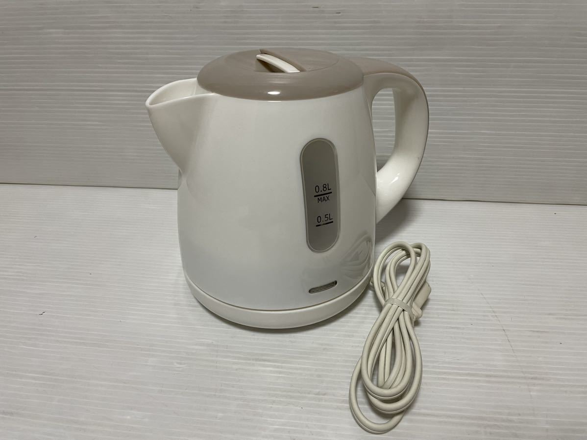  electric kettle 0.8L JSTN-EK10-WH inside part washing ending operation verification ending 