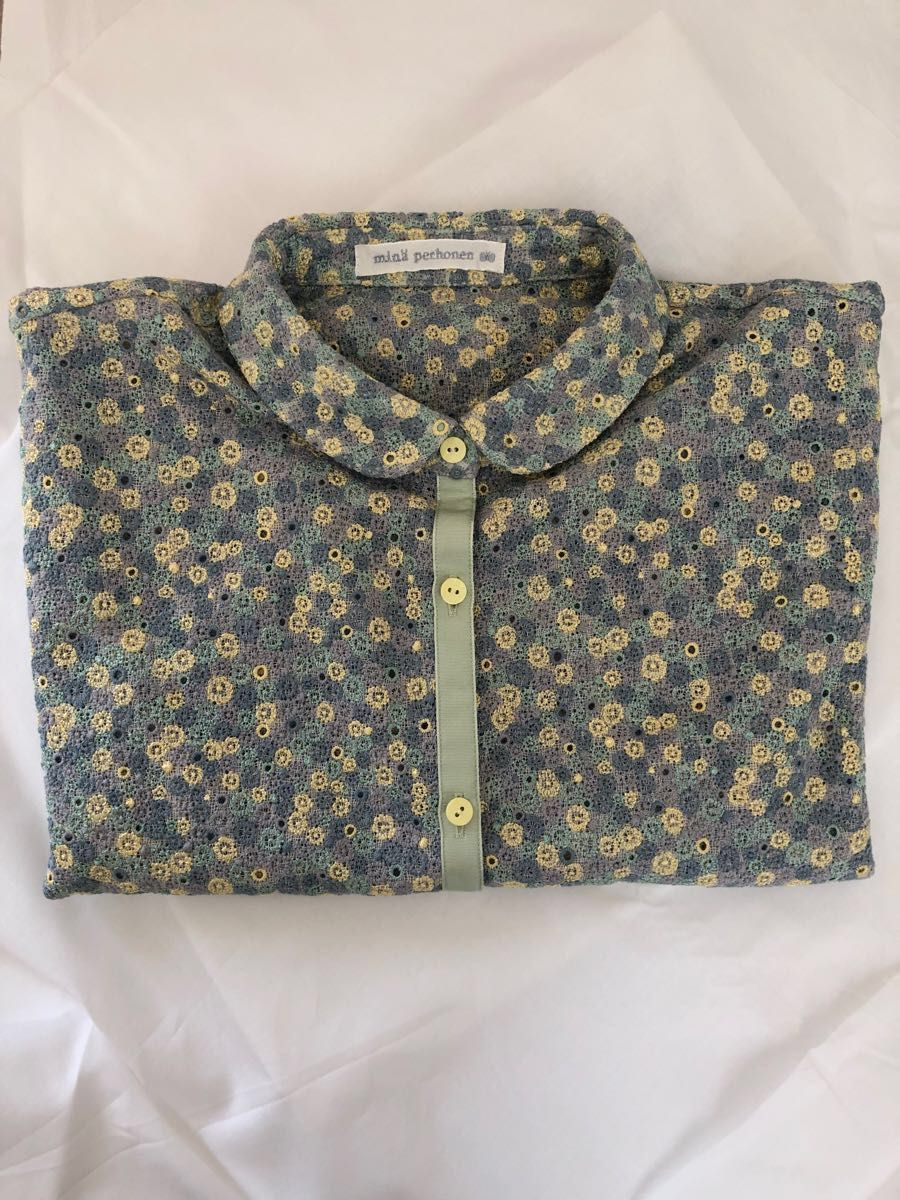 ミナペルホネン skyful スカイフル ブラウス light beige 40 ミナペルホネン skyful スカイフル ブラウス light beige 40
