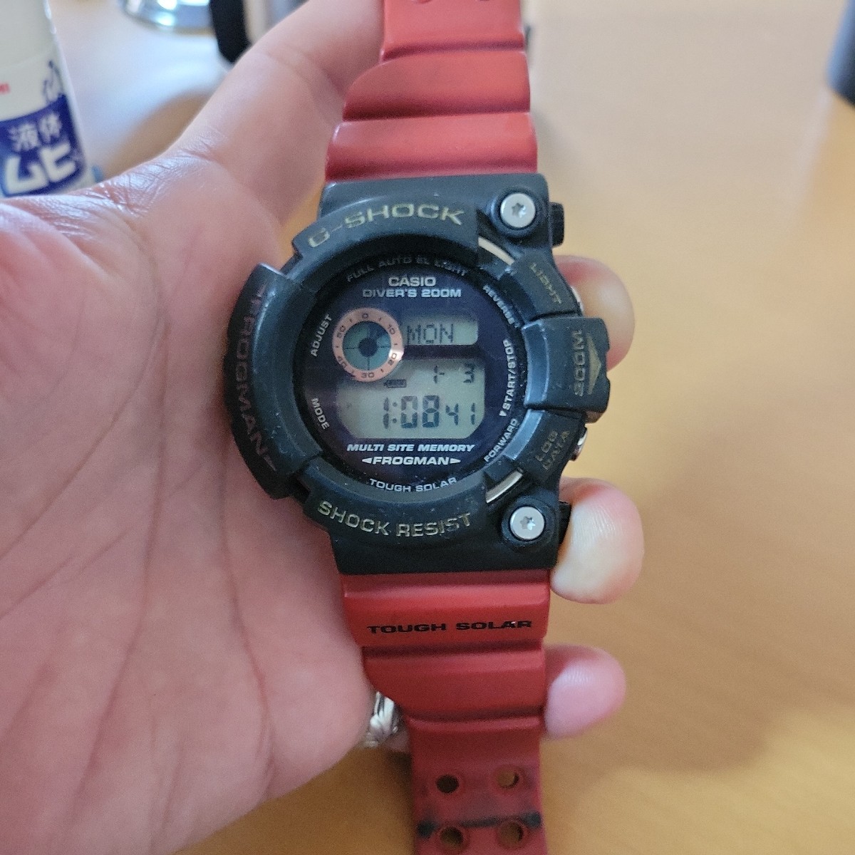 カシオG-SHOCK フロッグマン トリプルクラウン 赤(FROGMAN)｜売買され