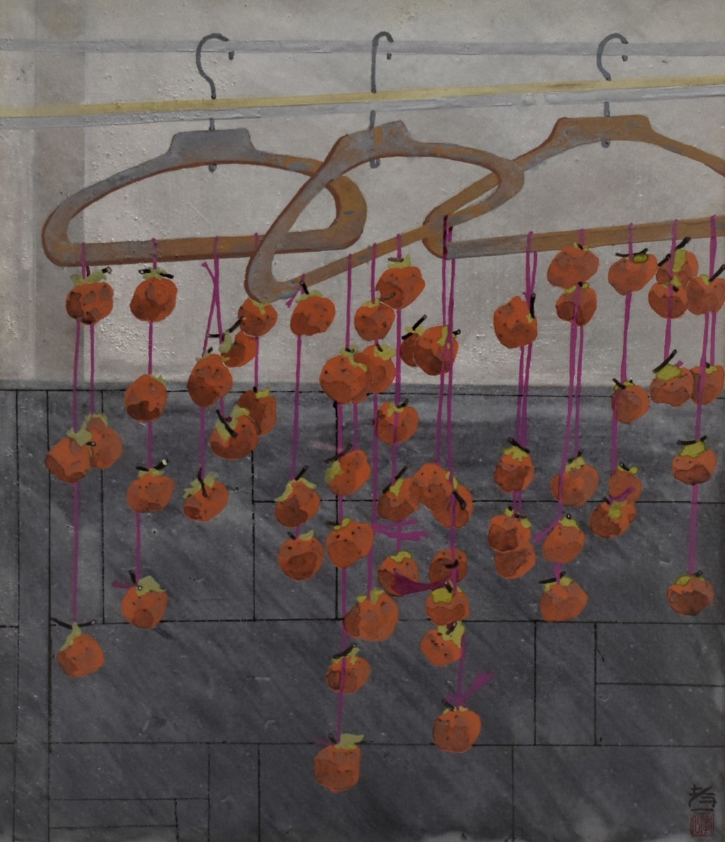 掘り出しオススメ作品! 日本画　　　　鈴木孝一 　10号　　「秋もよう」_画像2
