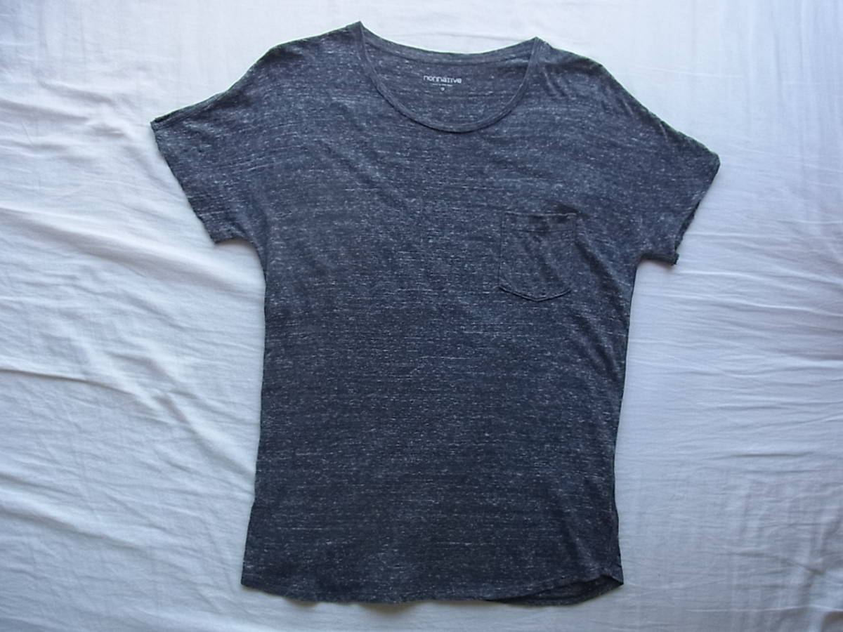 nonnative Nonnative me Ran jig ladle man sleeve with pocket T-shirt size 2 made in Japan 