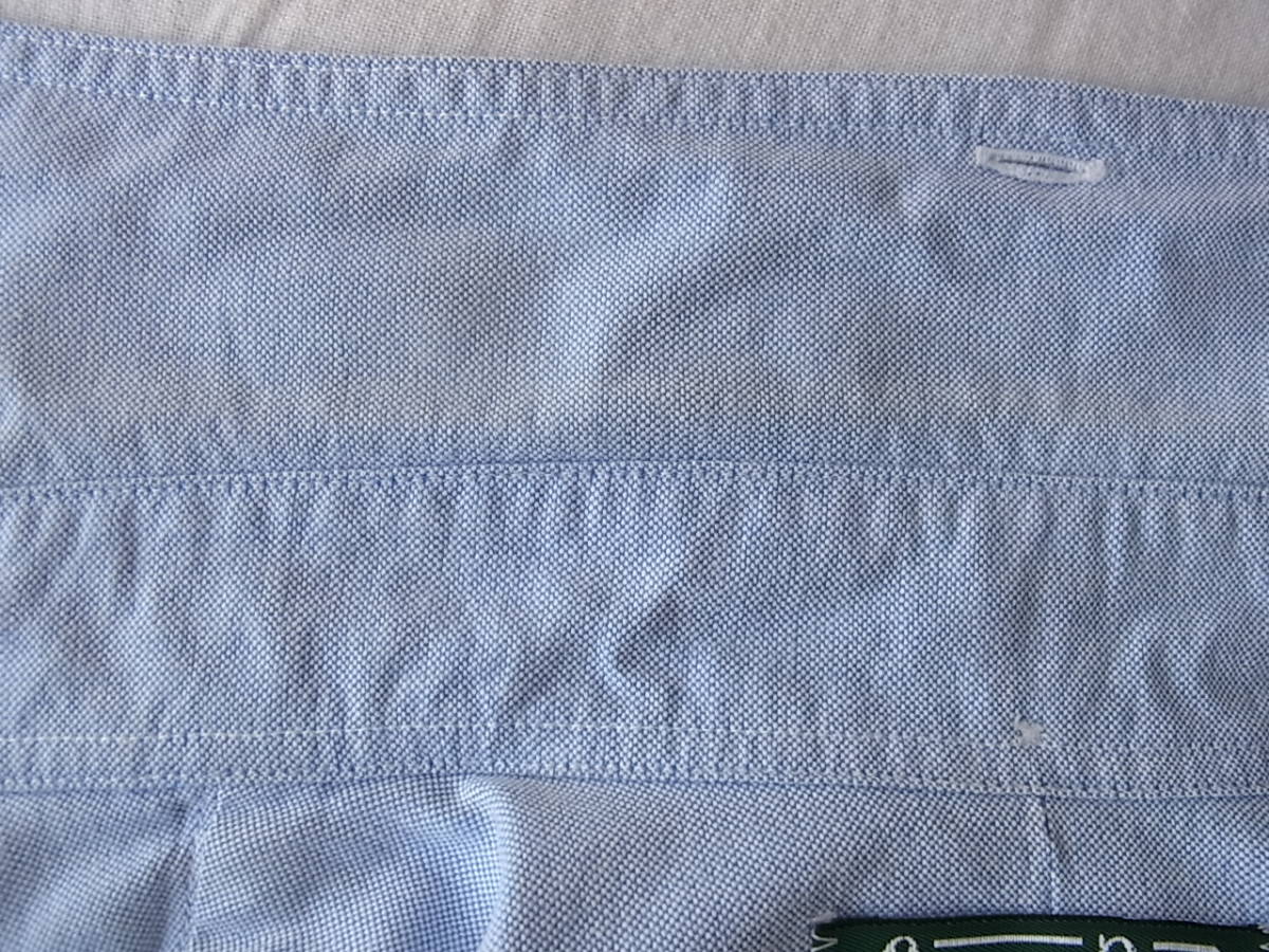 GITMAN Vintage ギッドマン ブラザーズ　ヴィンテージ　コットンオックス素材　ボタンダウンシャツ　サイズ XS 　MADE IN USA 　ブルー_画像8