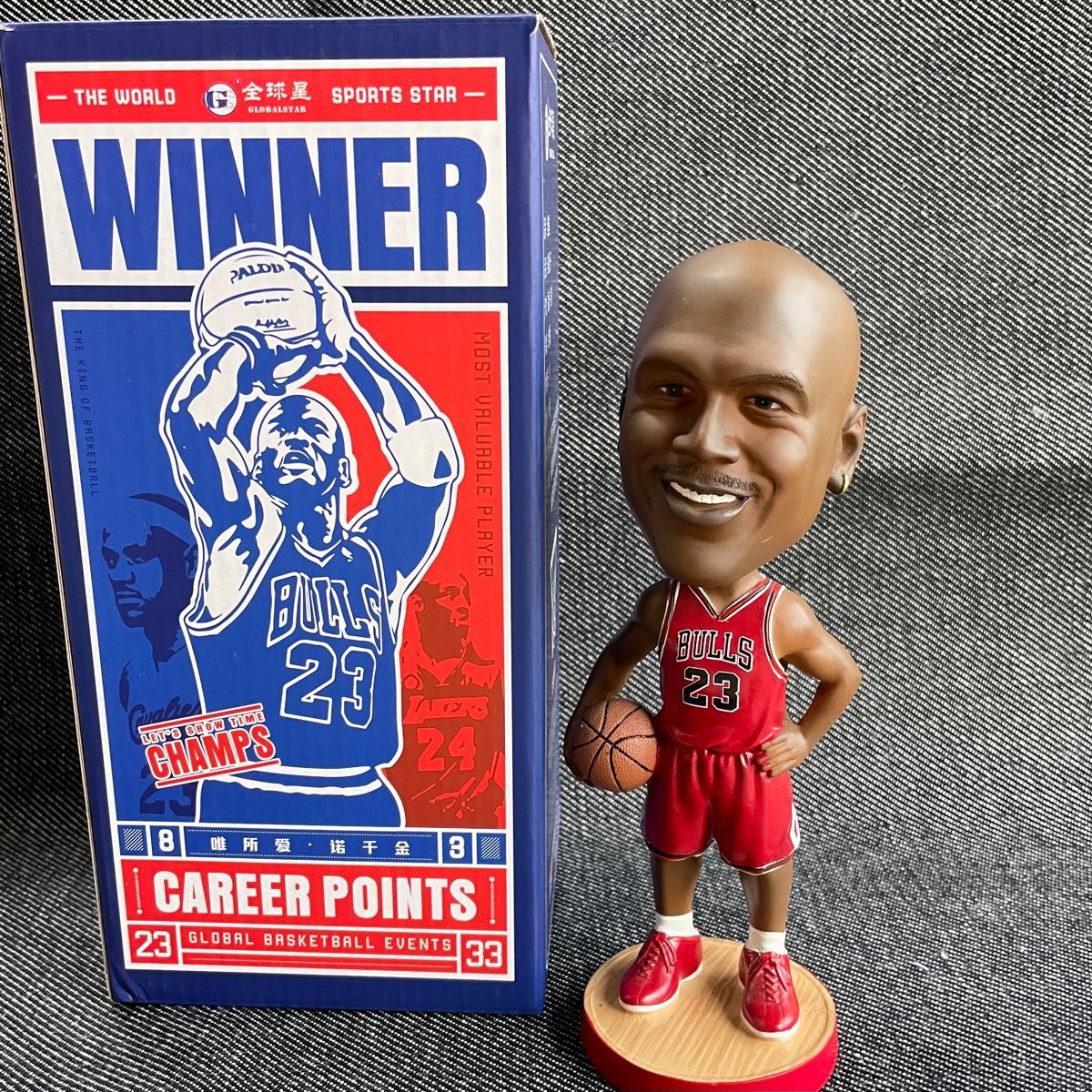 NBA マイケルジョーダン23 ボビングヘッド CHICAGO BULLS NBA マイケルジョーダン23 ボビングヘッド CHICAGO BULLS