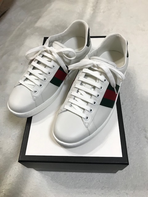 GUCCI Gucci Ace мужской обувь спортивные туфли размер 6