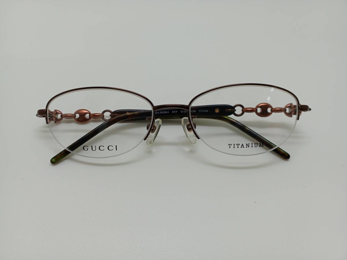 予約販売 レンズ交換可 新品 眼鏡 グッチ 8TF 8558 メガネ GUCCI