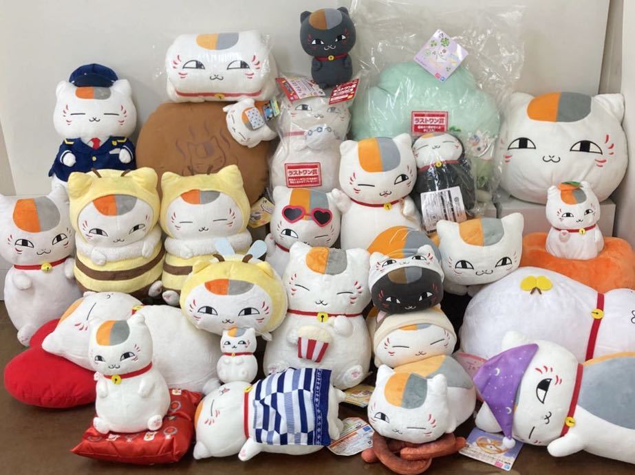 RK330) 夏目友人帳 ニャンコ先生 ぬいぐるみ 大量セット まとめ売り