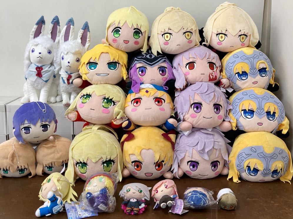 RK293) Fate メガジャンボ 寝そべりぬいぐるみ 等 大量セット まとめ