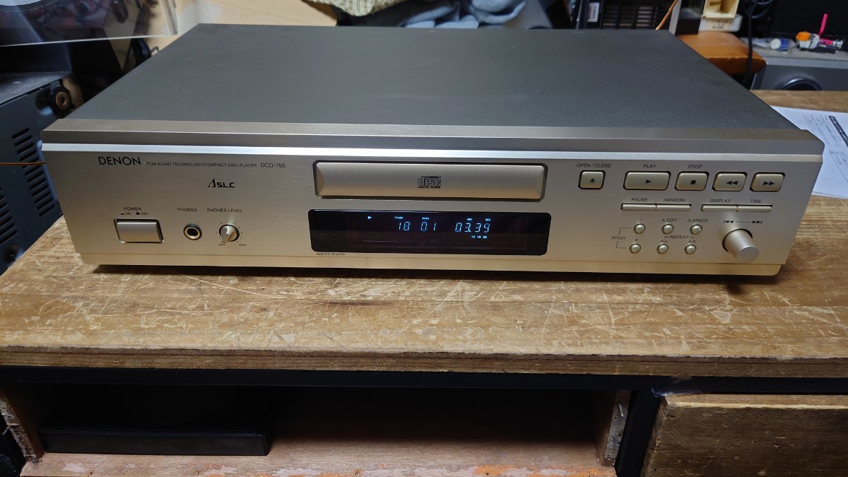 2022福袋】 DENON□デノン□CDプレーヤー□DCD-755□中古 DENON