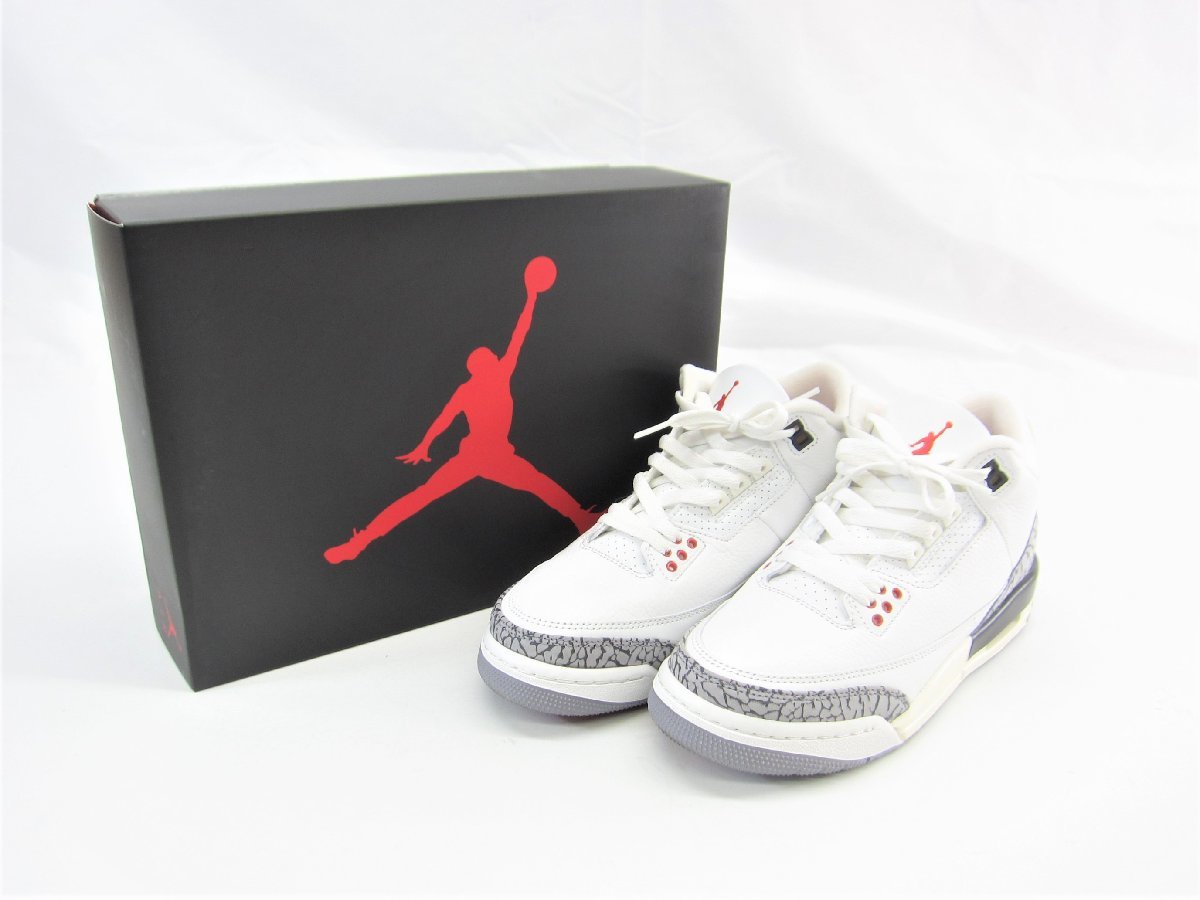 NIKE ナイキ GS Air Jordan 3 Retro エアジョーダン レトロ ホワイト