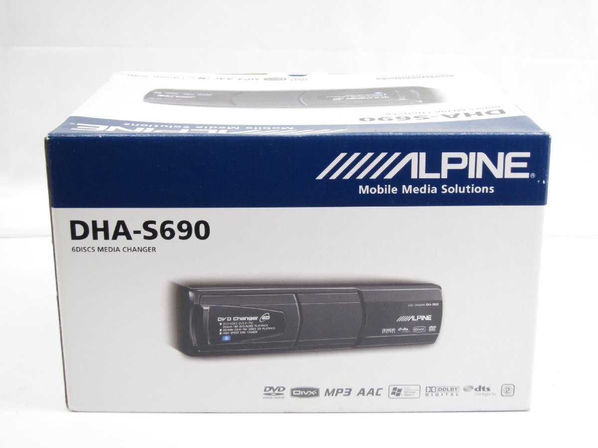 Yahoo!オークション - ALPINE アルパイン DHA-S690 6連奏DVDチ...