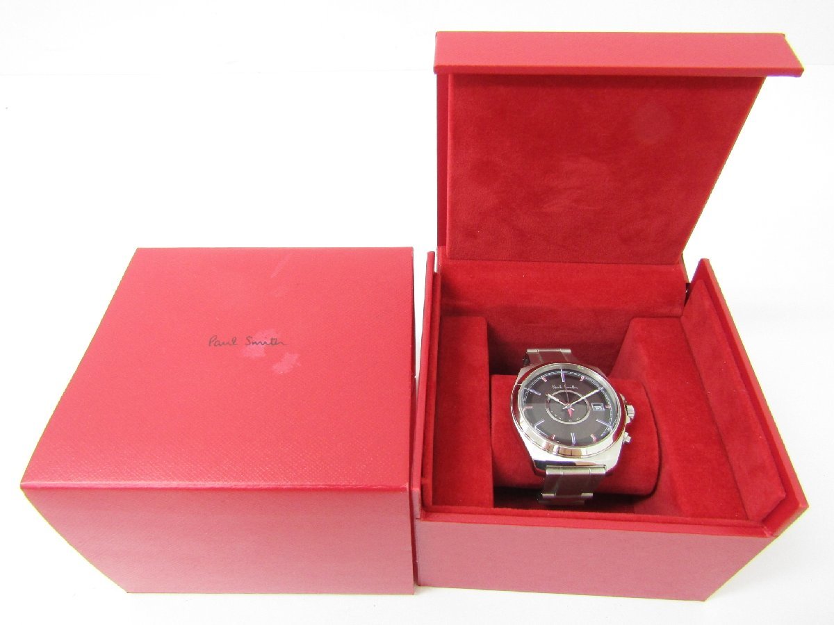 Paul Smith Paul Smith BOX есть солнечный наручные часы дисплей с датой есть аналог =AC24089