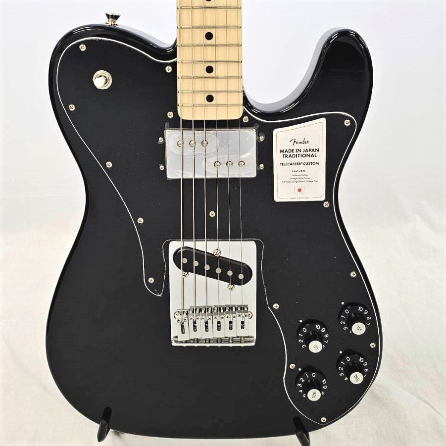 Fender MIJ Made in Japan Traditional 70's Telecaster Custom Black フェンダー テレキャスター カスタム エレキギター ◎UD2562_画像1