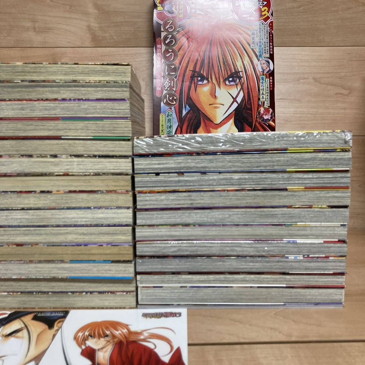 ヤフオク! - 【全巻初版】るろうに剣心 帯付き ジャンパラ コミックスニ...