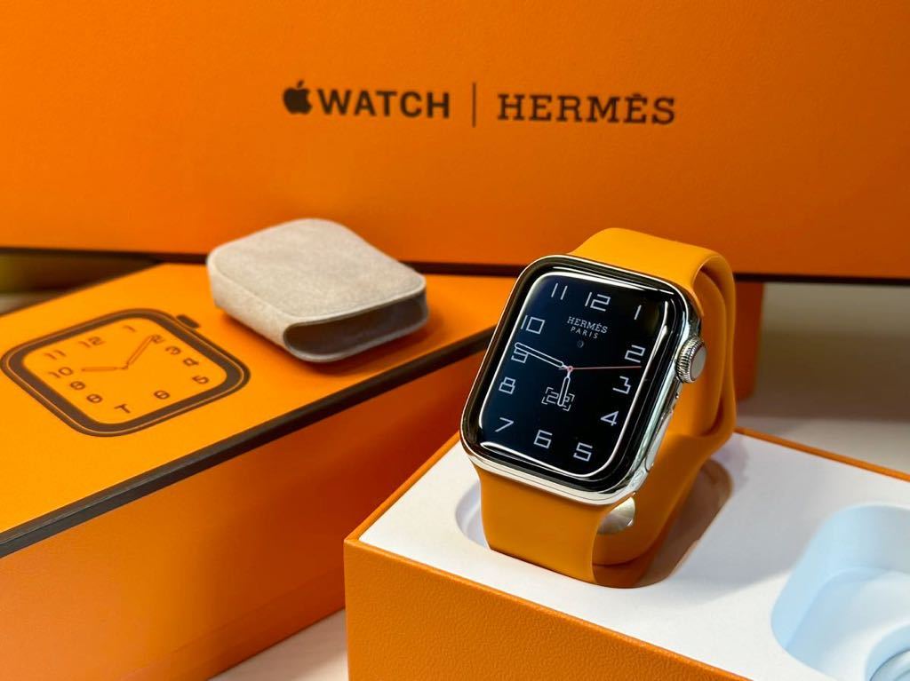 即決 美品 Apple watch エルメス シリーズ5 アップルウォッチ HERMES