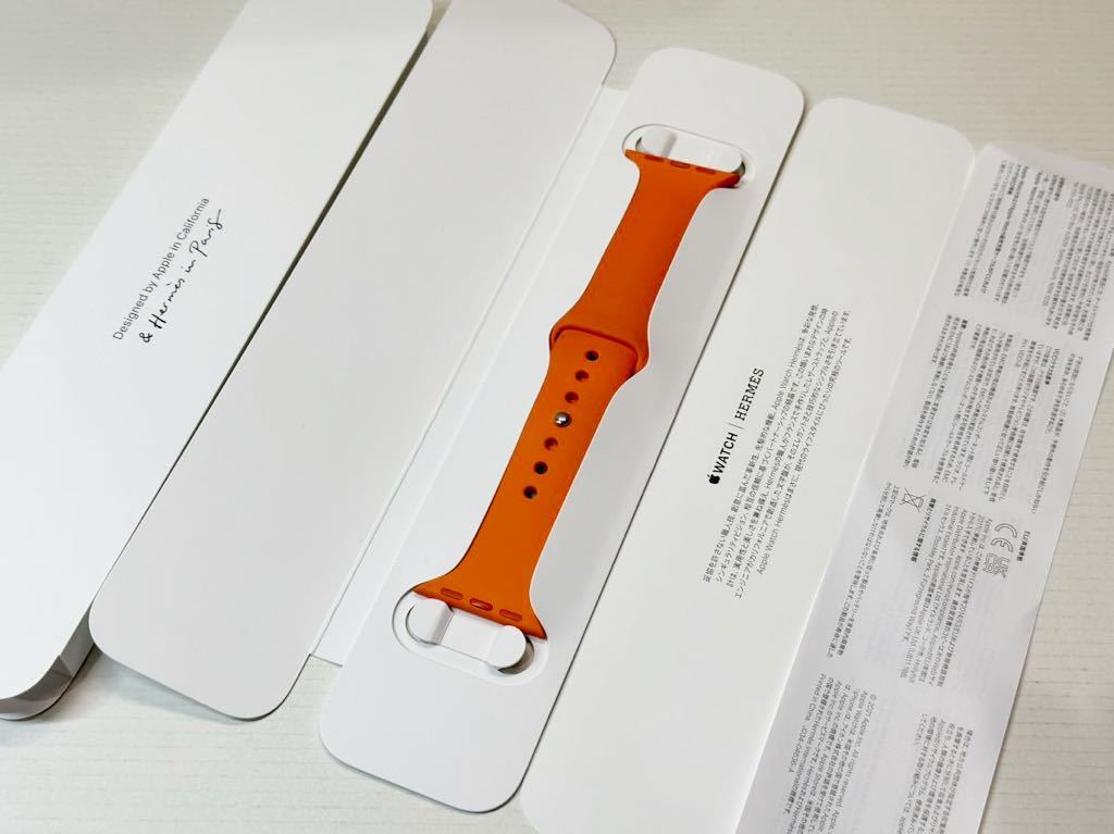 珍しい HERMES Watch Apple ☆即決 限定 595 S/M ラバーバンド