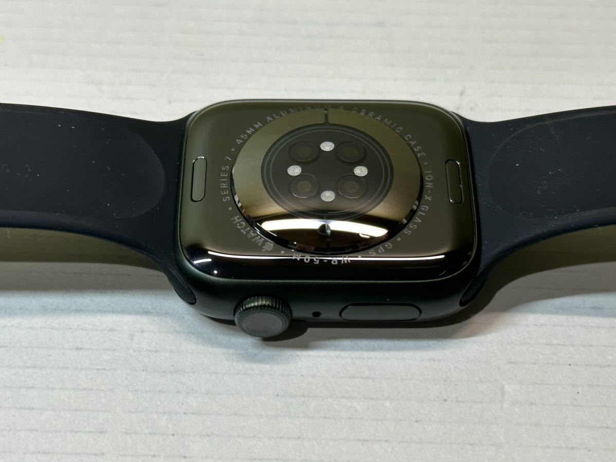 即決 美品 初めての方にもオススメ Apple Watch Series7 45mm グリーン