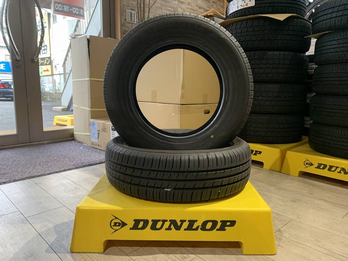 【2306035】【2本】GOODYEAR EfficientGrip ECO Hybrid EG01 14インチ 175/65R14 2019年 7.5mm キューブ ヴィッツ フィット ノート 等_画像1