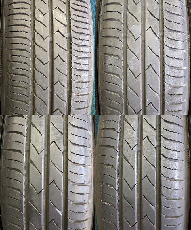 ★2018年製 155/80R13 79S TOYO SD-7 中古 夏タイヤ/中古 鉄ホイール付 4本 4穴 PCD:100 ハブ54ｍｍ★_画像5