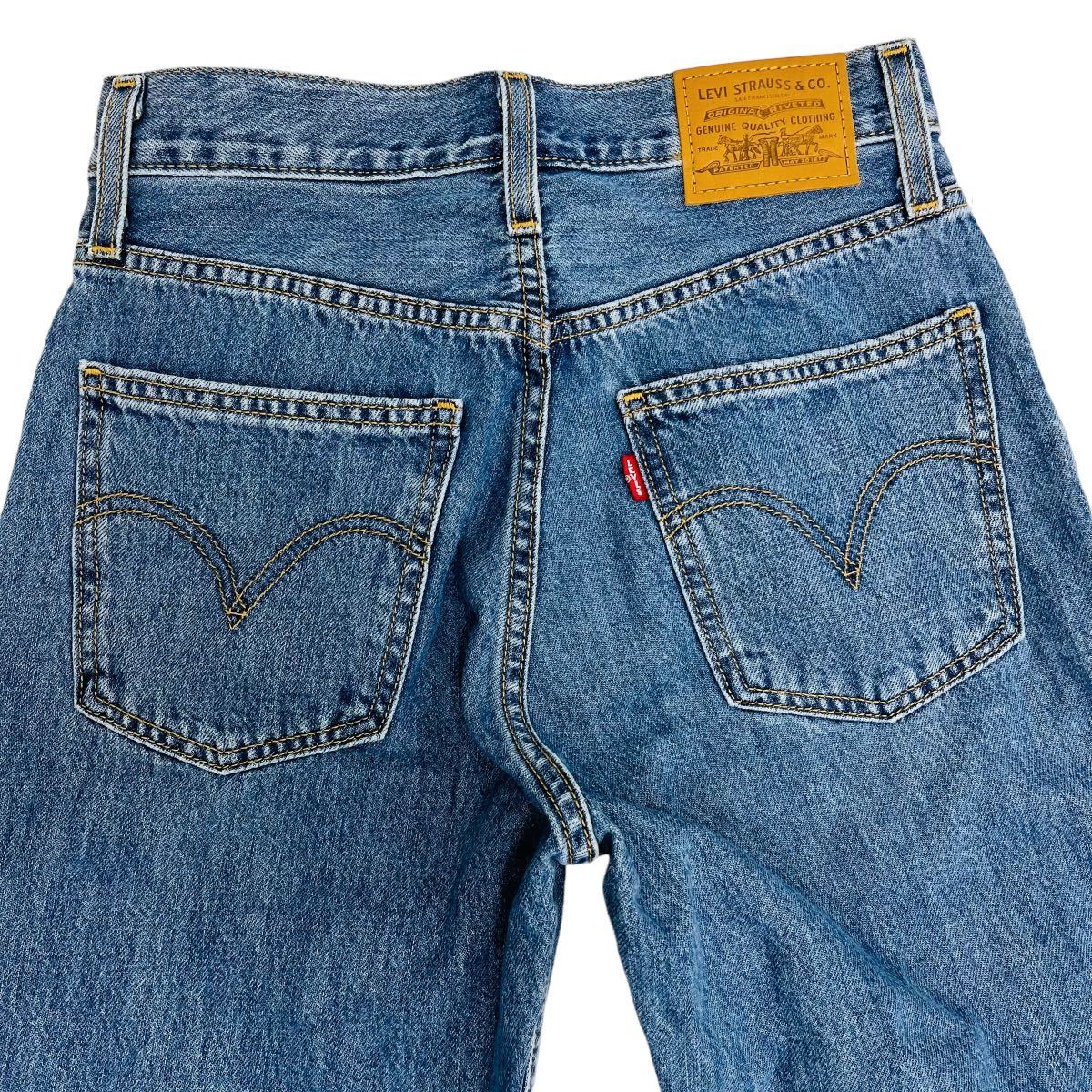 Levi’s◆リーバイス レディース デニムパンツ ジーンズ ストレートパンツ 品番79770-0002 ライトブルー W25 L30 O-1666_画像5