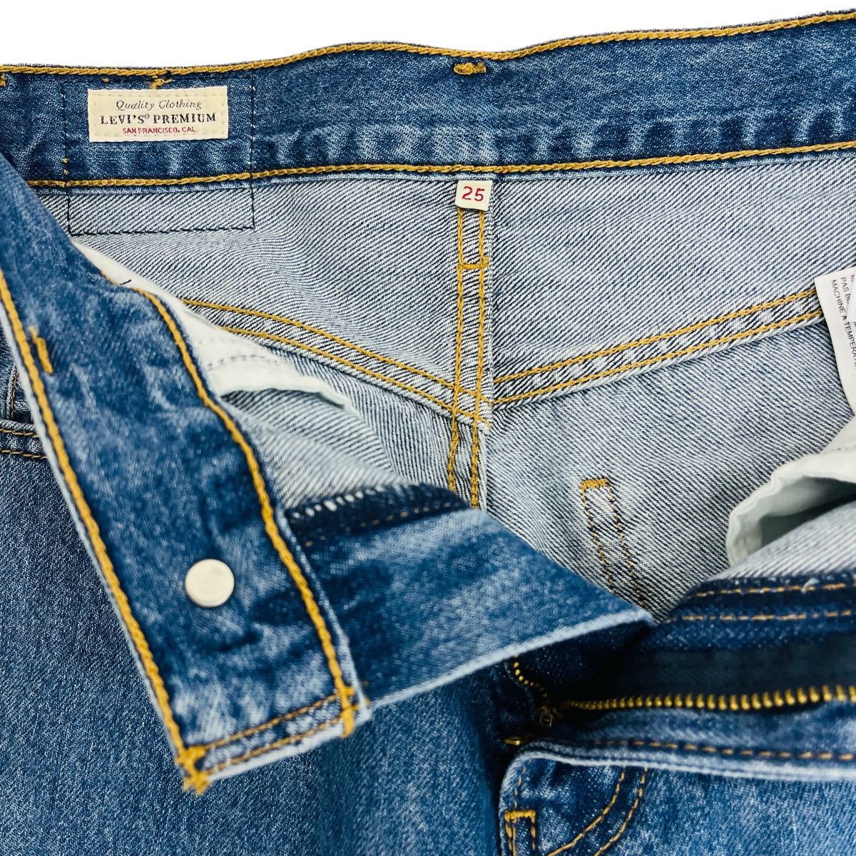 Levi’s◆リーバイス レディース デニムパンツ ジーンズ ストレートパンツ 品番79770-0002 ライトブルー W25 L30 O-1666_画像3