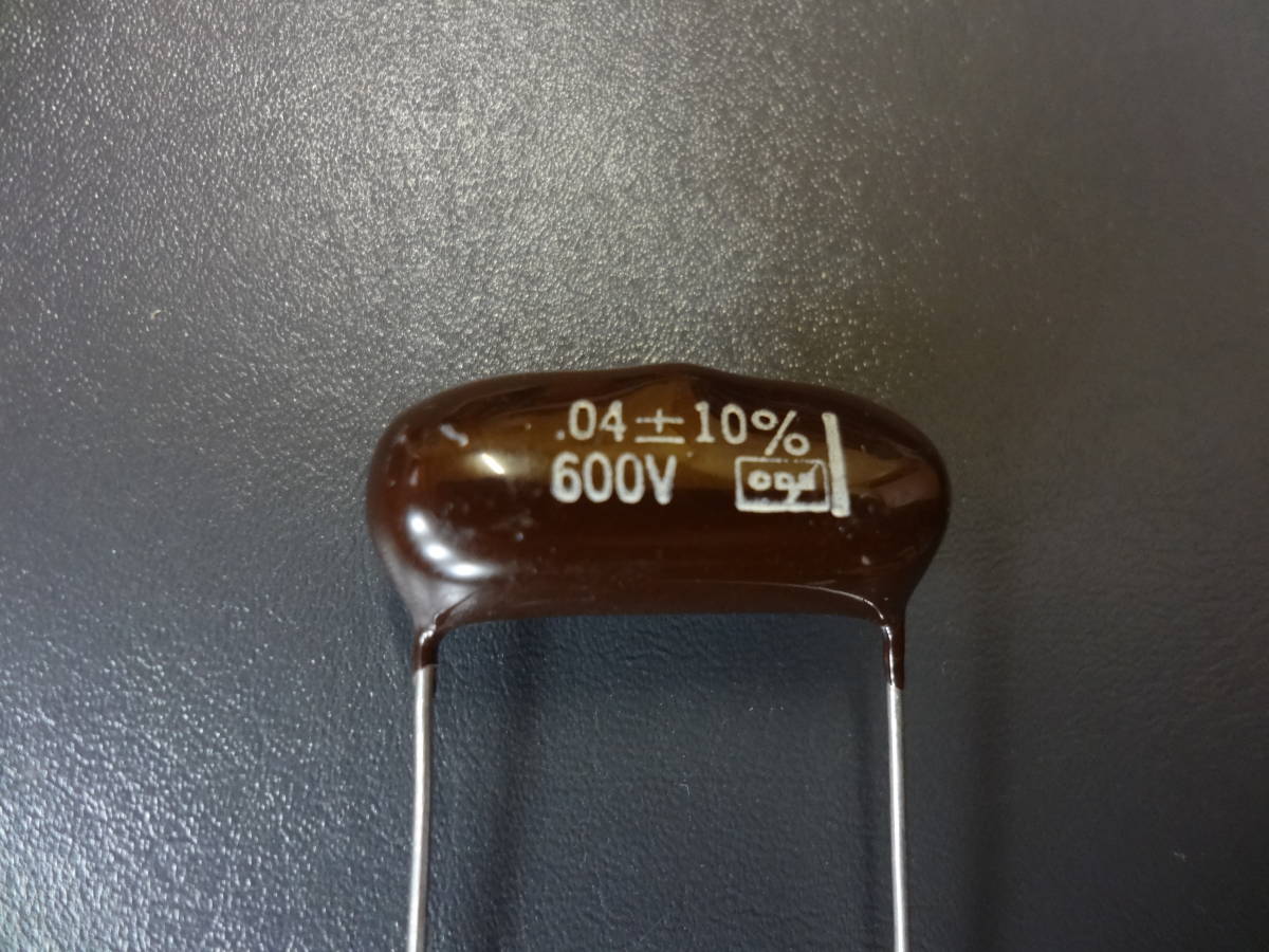 CORNELL-DUBILIER 0.04μF 600V Brown Drops Vintage плёнка конденсатор не использовался товар 