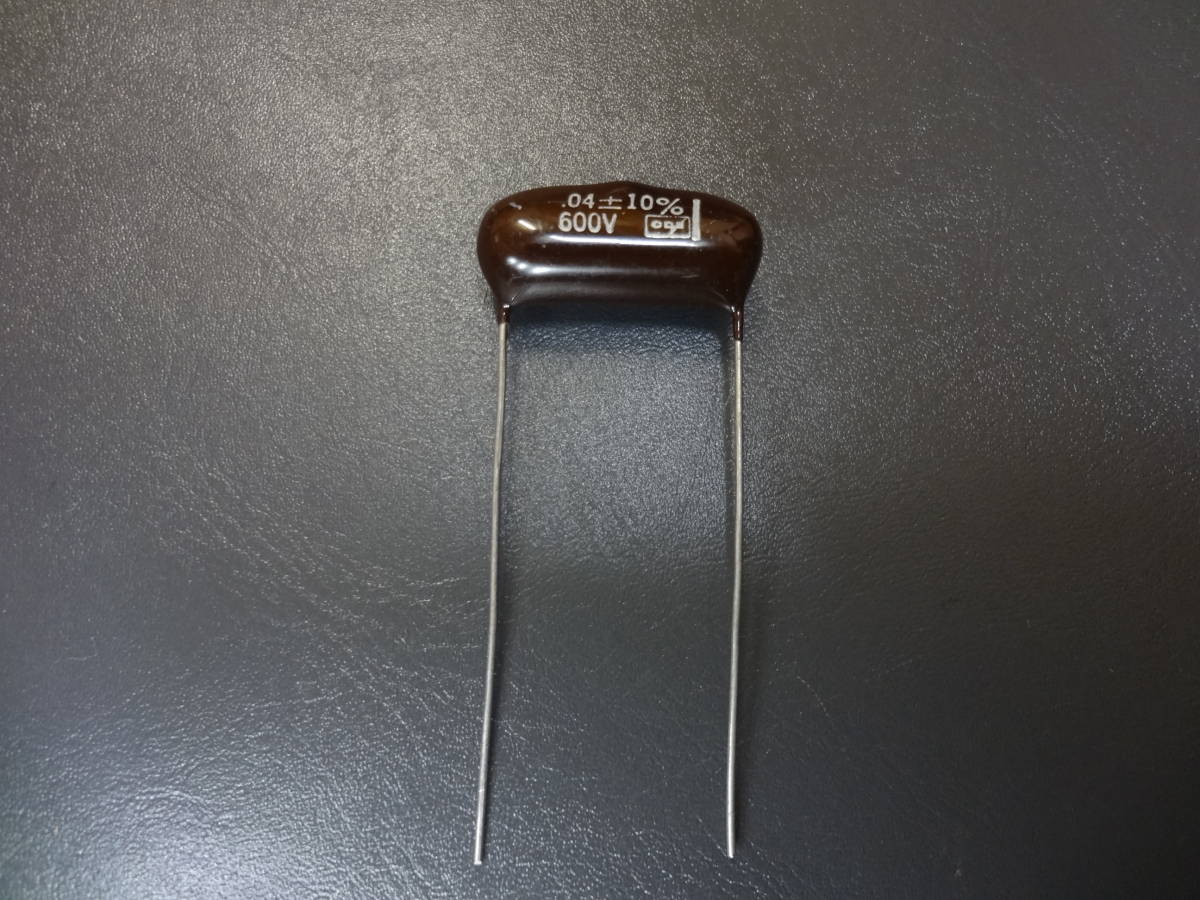 CORNELL-DUBILIER 0.04μF 600V Brown Drops Vintage плёнка конденсатор не использовался товар 