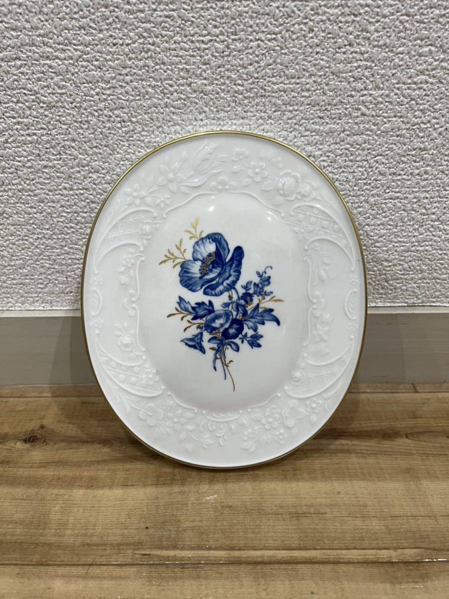 美品】1円〜☆Meissen マイセン アクアティンタ 置物 オブジェ 洋食器