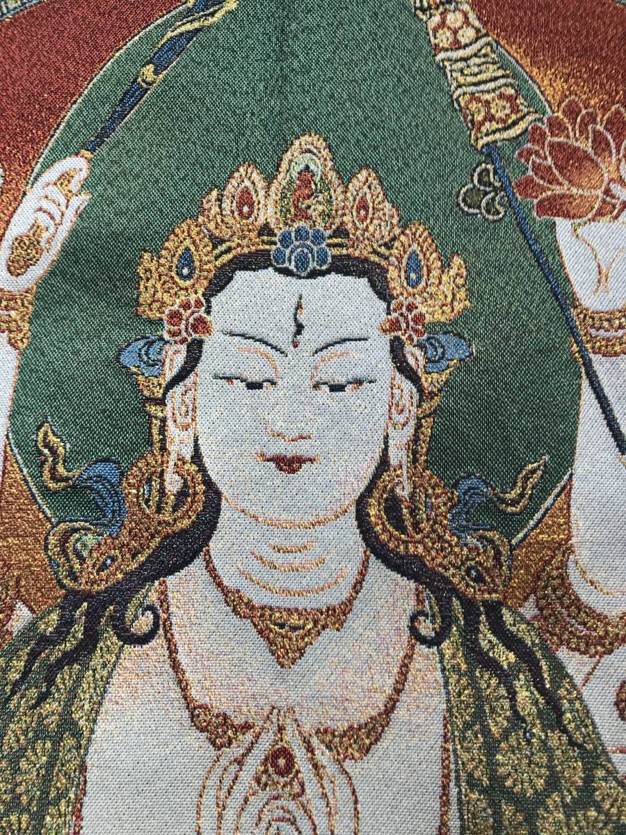 . Buddhism fine art * woven thing [.. bodhisattva tune ti] 90cm search ;.. west warehouse embroidery ..chi bed Buddhist image F