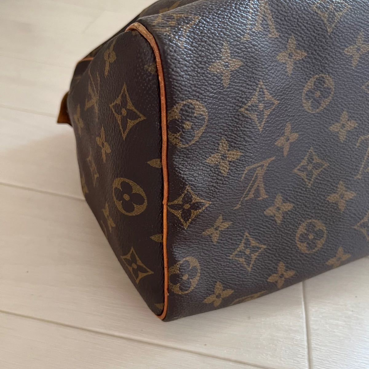 LOUIS VUITTON ルイヴィトン モノグラム スピーディ25 ミニボストン _画像4