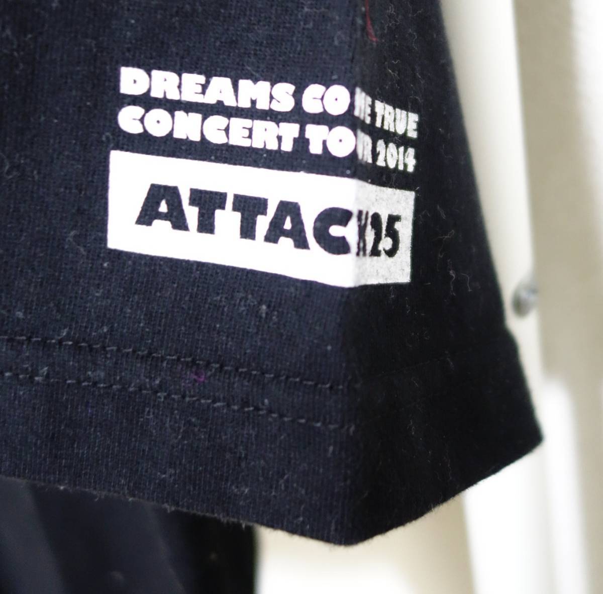 美品★ DREAMS COME TRUE CONCERT TOUR 2014 ATTACK25 25 Anniversary Tシャツ サイズL ドリカム_画像4