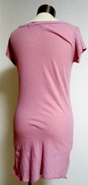 インパクティスケリー製品洗いTシャツワンピース S ピンク_画像2