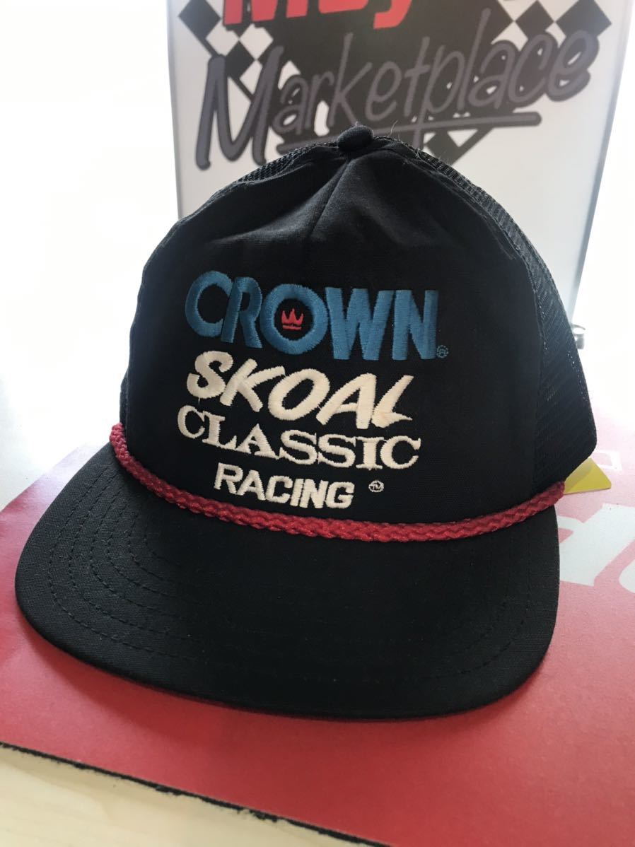 Crown Skoal Classic Racing 帽子　キャップ　レース　レーシング　アメリカ　ナスカー　ビンテージ　世田谷ベース　古着　アメカジ