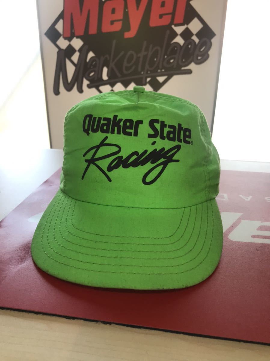 Quaker State Racing 帽子　キャップ　モーターオイル　レース　レーシング　オイルメーカー　ビンテージ　世田谷ベース　古着　アメカジ_画像1