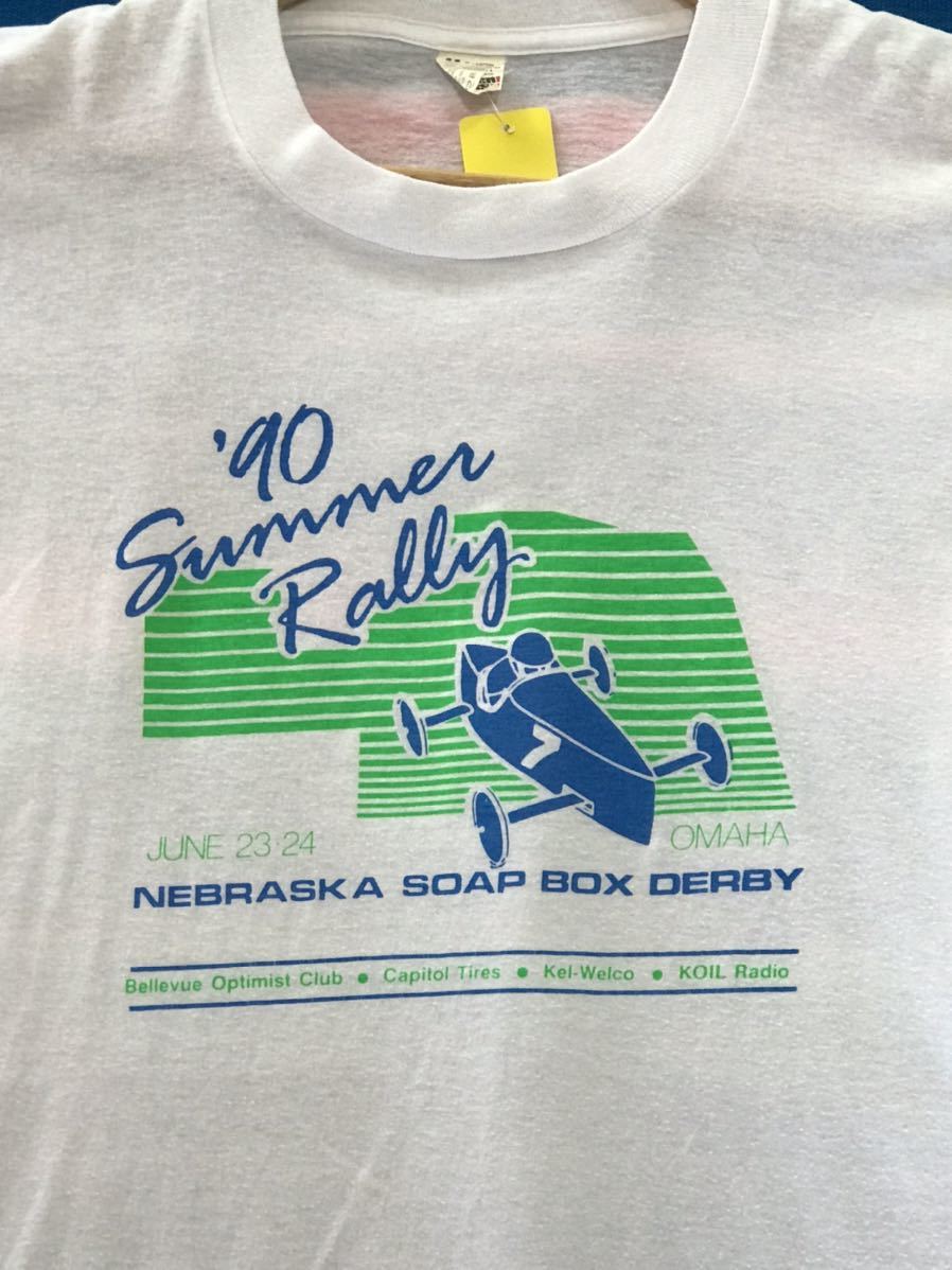 Nebraska Soap Box Derby Tシャツ　ネブラスカ州　アメリカ　ビンテージ　レース　レーシング　ダービー　世田谷ベース　古着　アメカジ_画像1