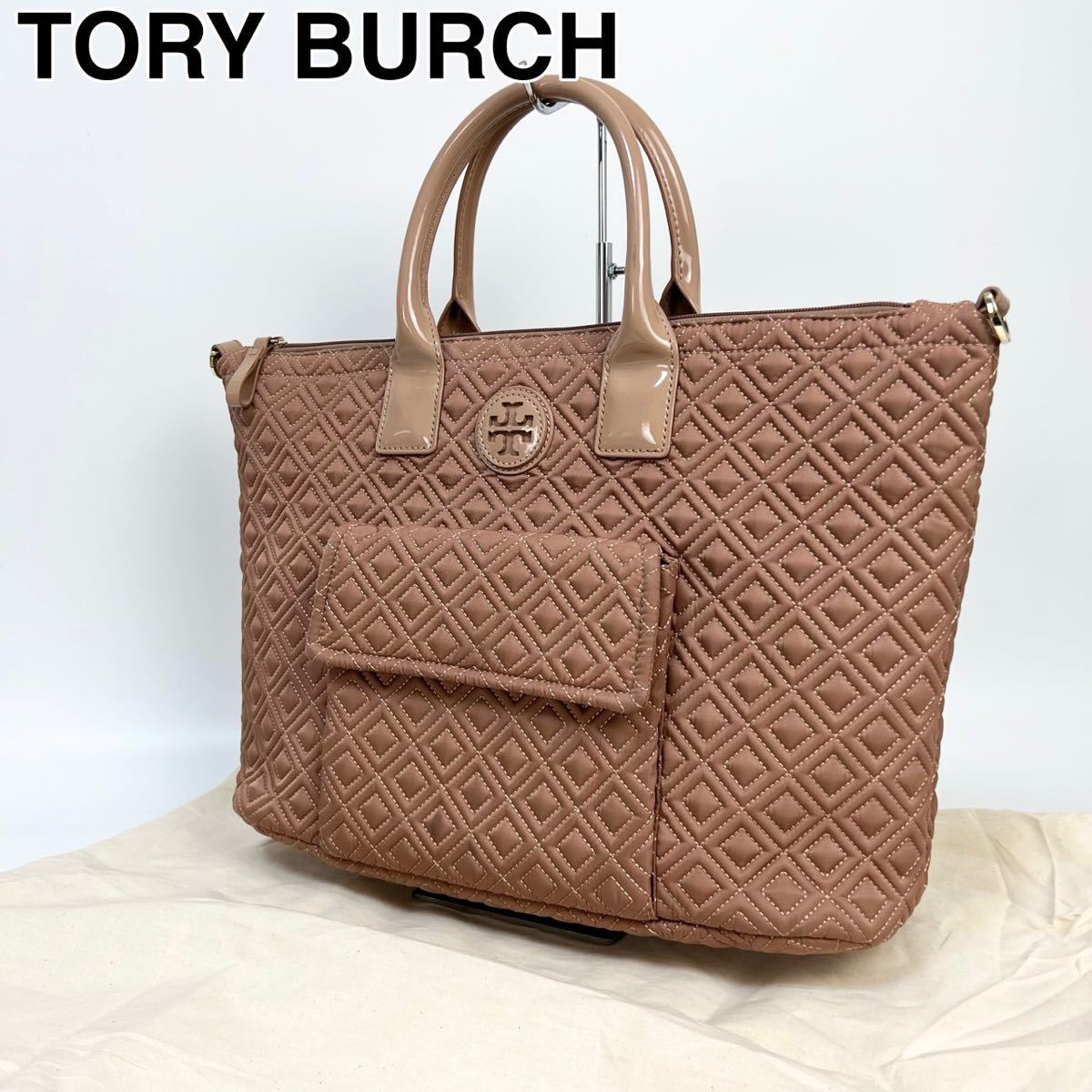 正規品】 23F36 TORY BURCH トリーバーチ トートバッグ キルティング