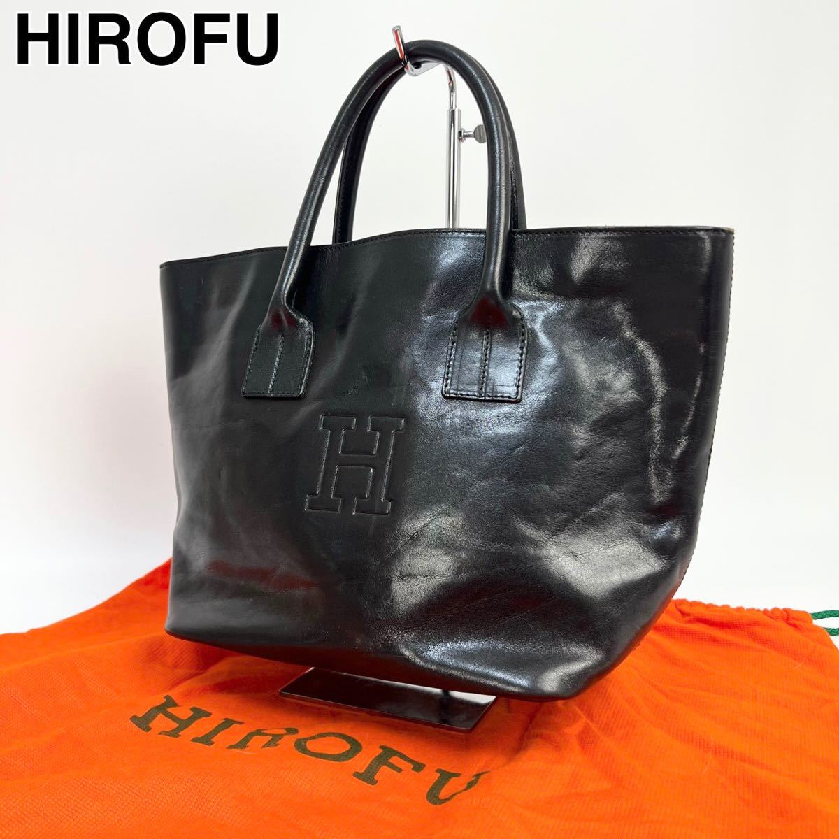 超可爱の HIROFU 23G02 ヒロフ 本革 レザー ハンドバッグ ヒロフ - www