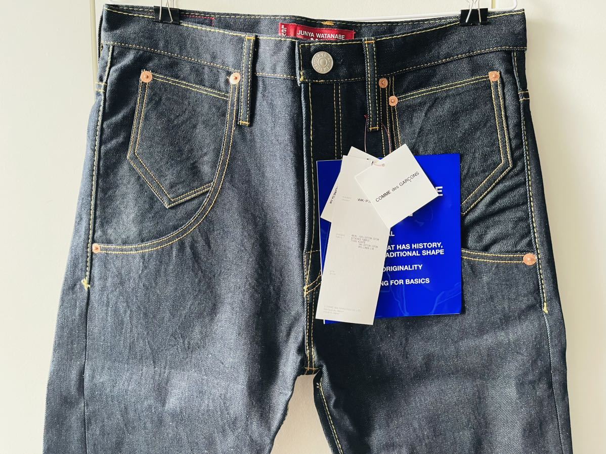 定価60500円☆JUNYA WATANABE MAN x Levi's ｘ バスキア コラボデニム WK-P208 タグ付新品 Mサイズ☆ジュンヤ ワタナベ リーバイス_画像9