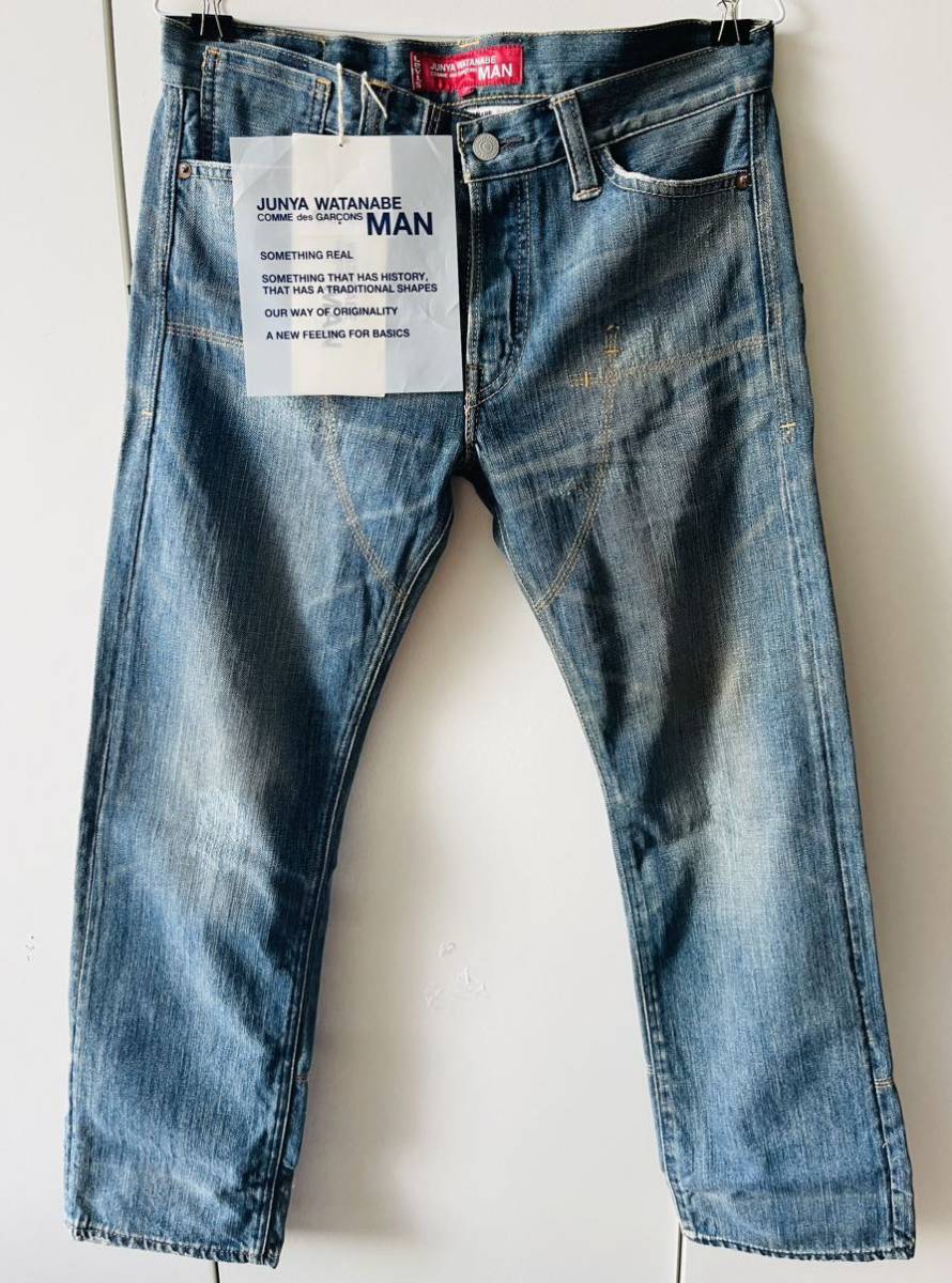 入手困難☆2010年モデル JUNYA WATANABE MAN x Levi's コラボデニム WF-P801 タグ付新品 Sサイズ  白タグ品☆ジュンヤ ワタナベ リーバイス