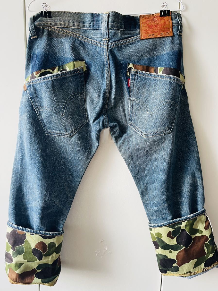 入手困難☆2010年モデル JUNYA WATANABE MAN x Levi's コラボデニム WF-P801 タグ付新品 Sサイズ  白タグ品☆ジュンヤ ワタナベ リーバイス