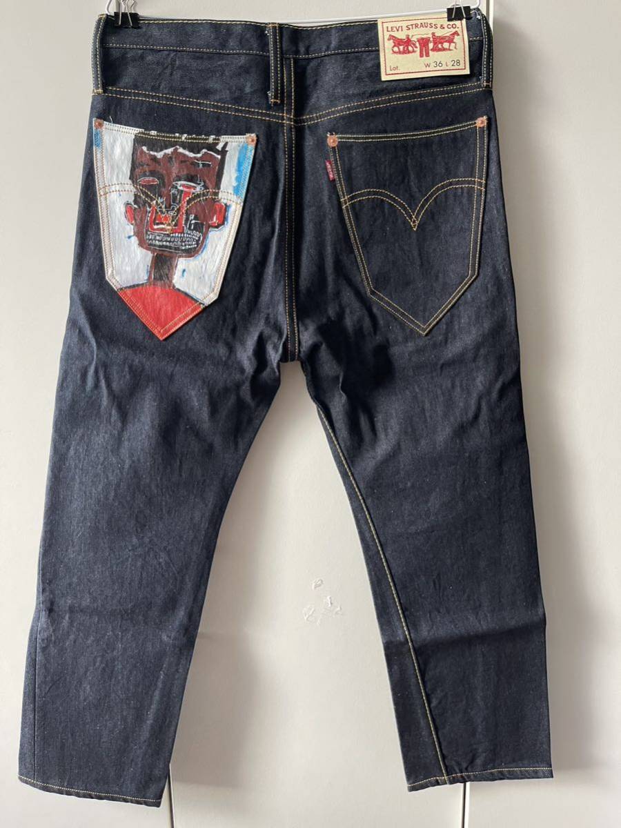 定価60500円☆JUNYA WATANABE MAN x Levi's ｘ バスキア コラボデニム WK-P208 タグ付新品 Mサイズ☆ジュンヤ ワタナベ リーバイス_画像8